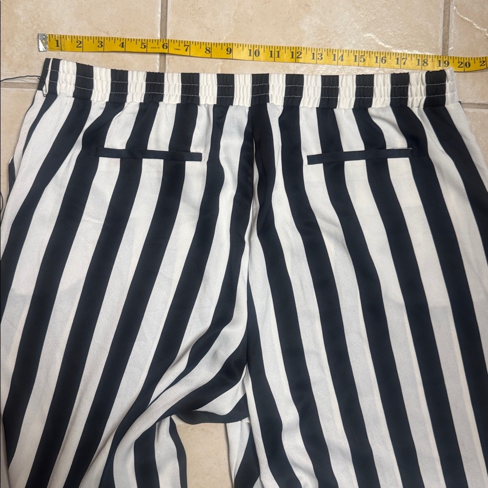 Gabrielle Union X New York & Company Wide-leg Black and White Stripes Pant - Picture 14 of 14